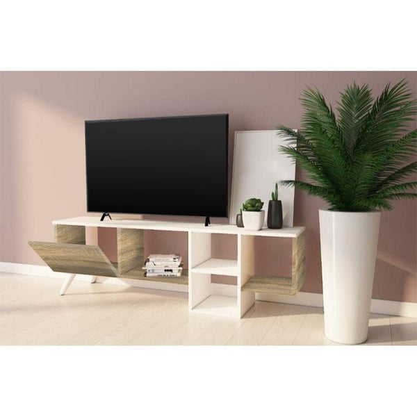 Beige TV Unit Subtle Charm for Modern Living By Alhome - ALHOME