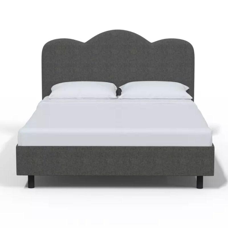 Supreme Comfort: Swedish Wood King Bed - Regal Grey Harmony (160x200x140) by Alhome - ALHOME