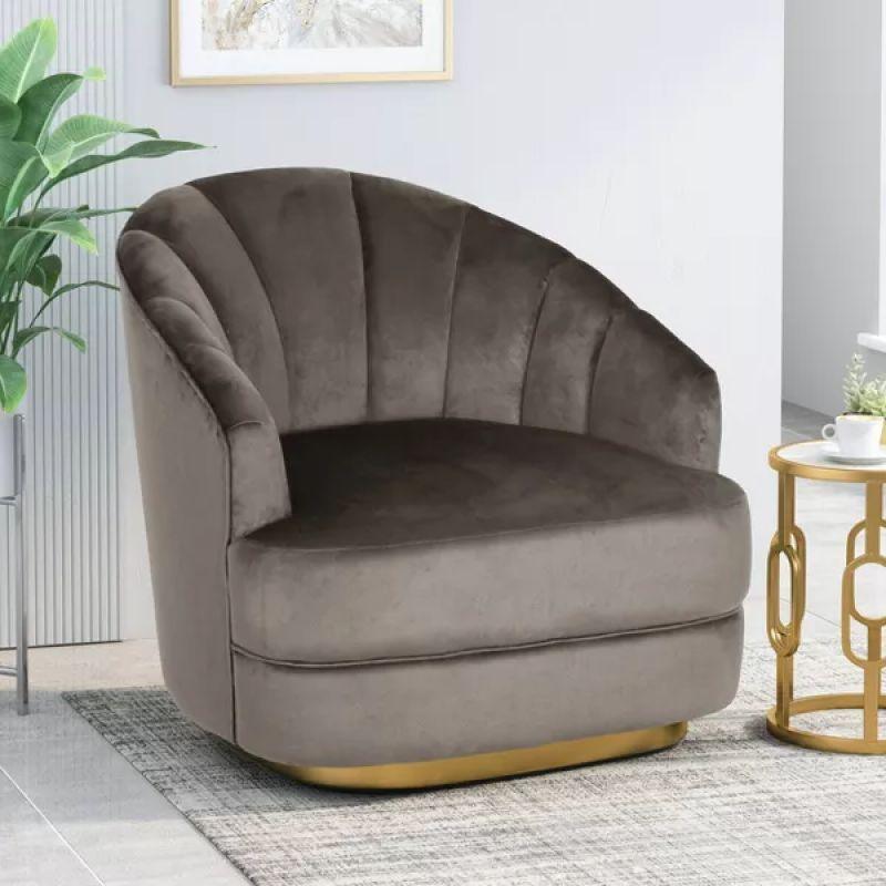 Elegant Velvet chair - 90x85x85 cm - By Alhome - ALHOME