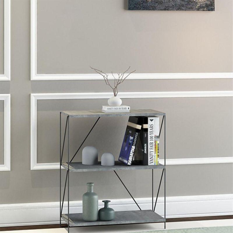 Multi-Use Shelving Unit From Malaysian Wood - 3 Layers - By Baity - ALHOME