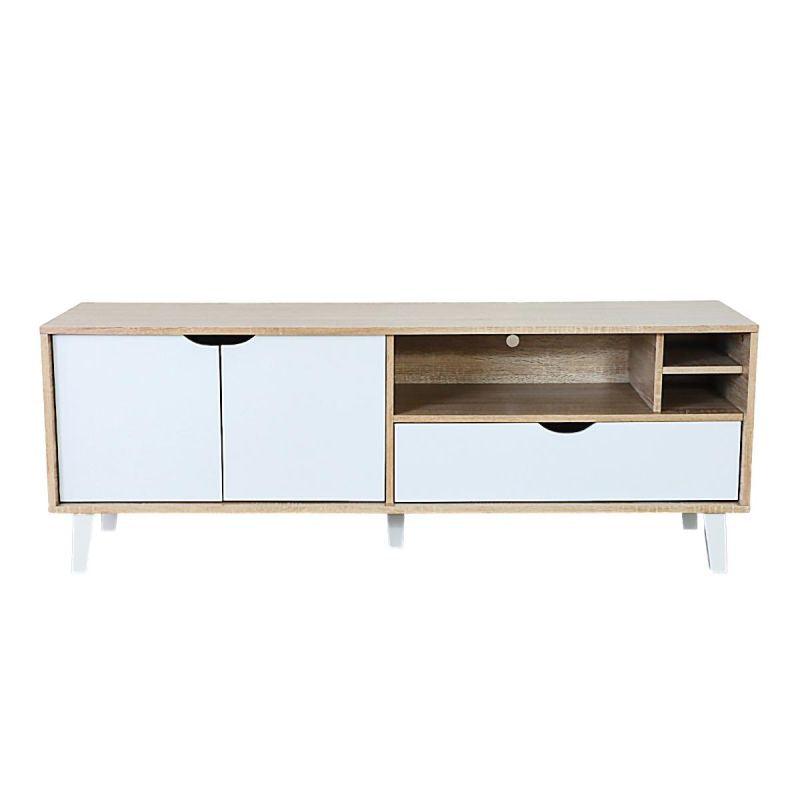 Tv Table From Malaysian Wood - Wooden - 150x45x55 cm - By Baity - ALHOME