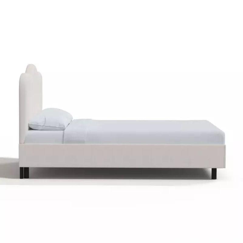 Supreme Comfort: Swedish Wood King Bed - Regal Ivory Opulence (160x200x140) by Alhome - ALHOME