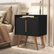 Contemporary Melamine Nightstand By Alhome - 110112477 - ALHOME