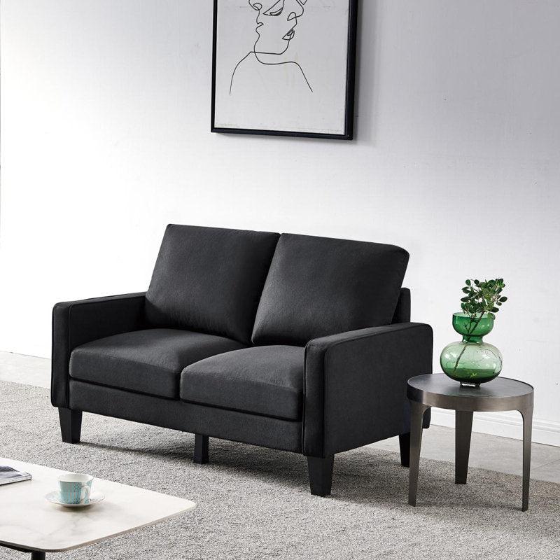 Modern Space-Saving Velvet 2 Seater Sofa - 180x85x85 cm - By Alhome - ALHOME