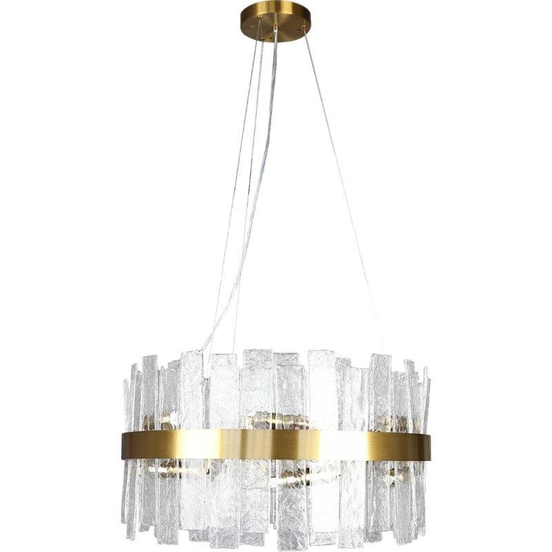 Modern Oil Chandelier - Two Pieces - 13 Bulbs - Lamp Base Size E14 By Alhome - ALHOME