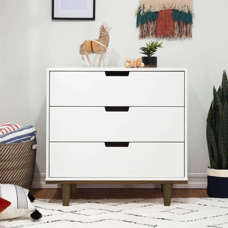 Kids Dresser: 85x40x85 Wood, White by Alhome - ALHOME