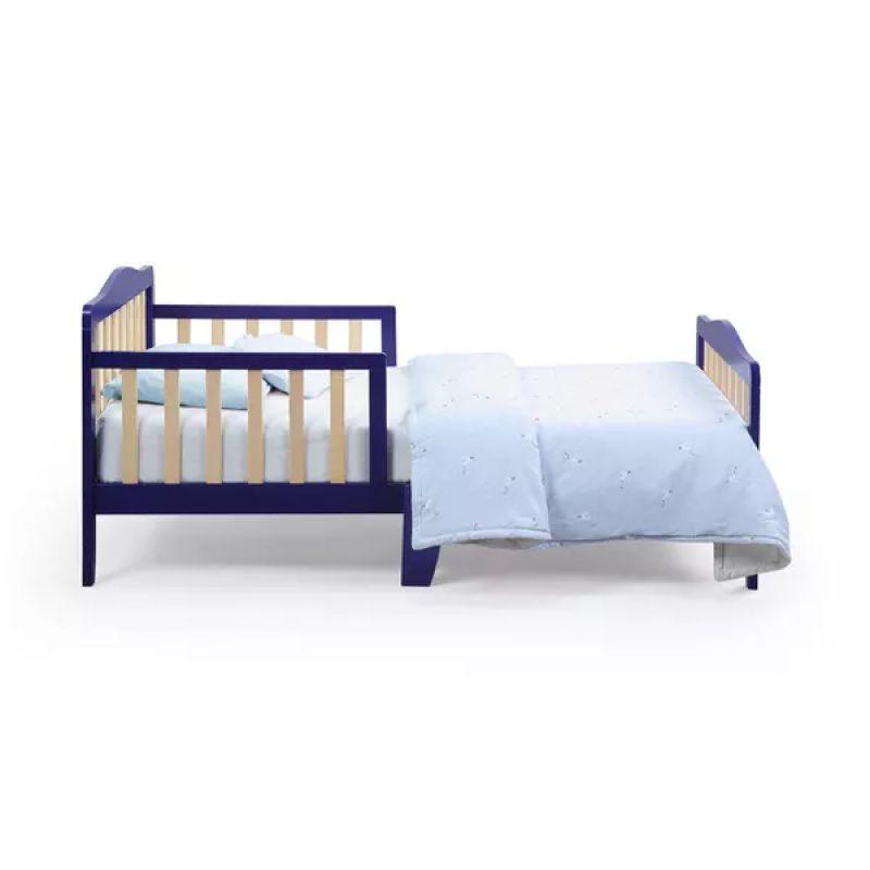 Kids' Blue Wooden Bed: Playful, 120x200x140 cm by Alhome - ALHOME