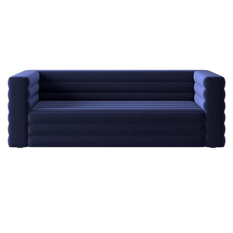 Indigo Dream: Velvet 3-Seater Sofa By Alhome - ALHOME