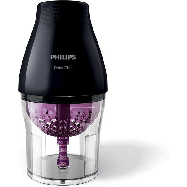 Philips Viva Collection Plastic Onion Chef Chopper 500 W - Black - Hr2505/91 - 