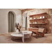 Treventino Essence Off-White Marble Center Table By Alhome - Zrafh.com - Your Destination for Baby & Mother Needs in Saudi Arabia