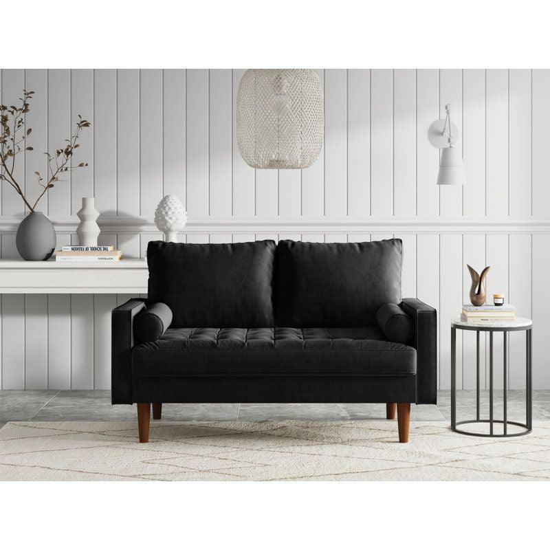 Modern Chic Velvet 2 Seater Sofa - 180x85x85 cm - By Alhome - ALHOME