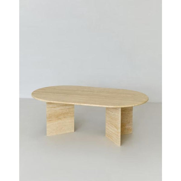 Treventino Serene Off White Marble Center Table By Alhome - Zrafh.com - Your Destination for Baby & Mother Needs in Saudi Arabia