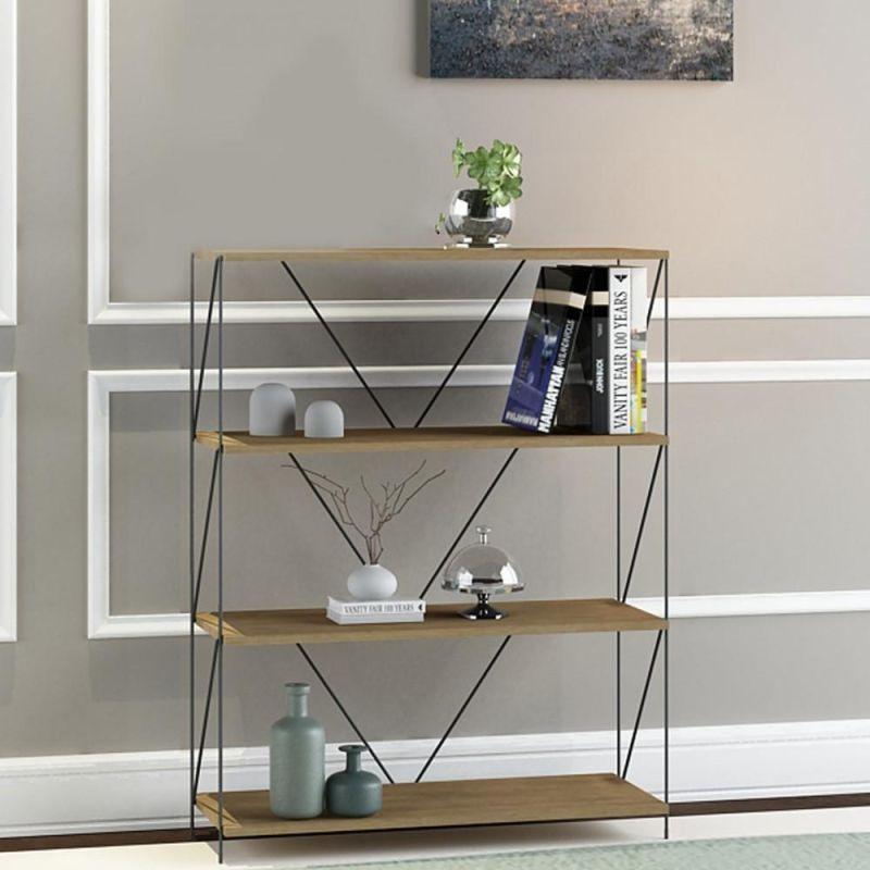 Multi-Use Shelving Unit From Malaysian Wood - 4 Layers - By Baity - ALHOME