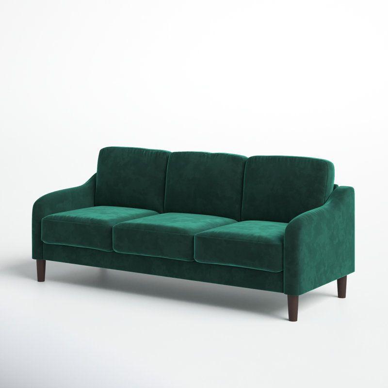 Modern Comfortable Velvet 3 Seater Sofa - 240x85x85 cm - By Alhome - ALHOME