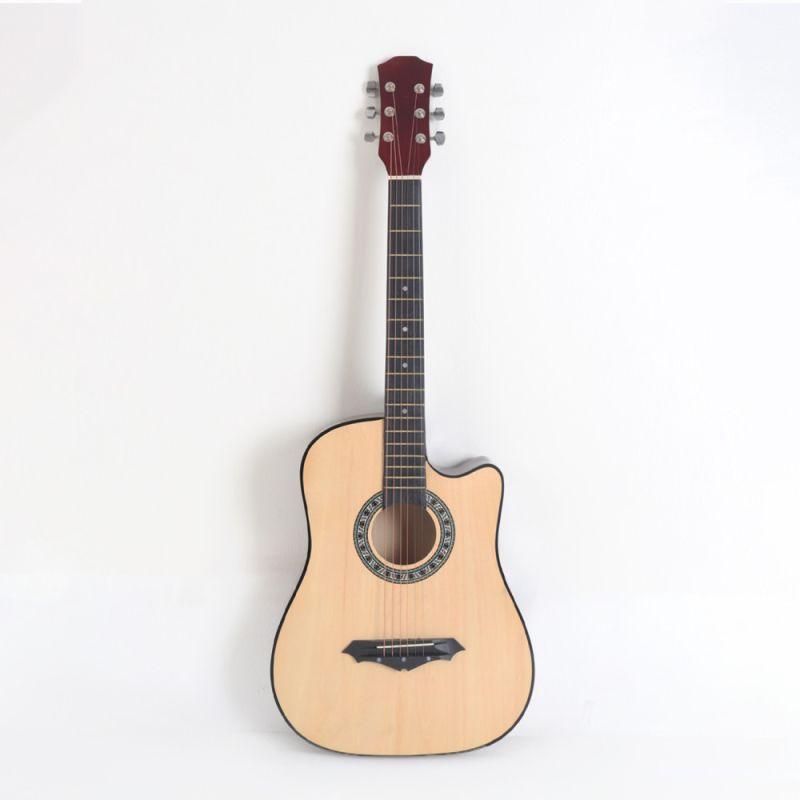 Decoration Real Wooden Guitar - Beige By Alhome - ALHOME