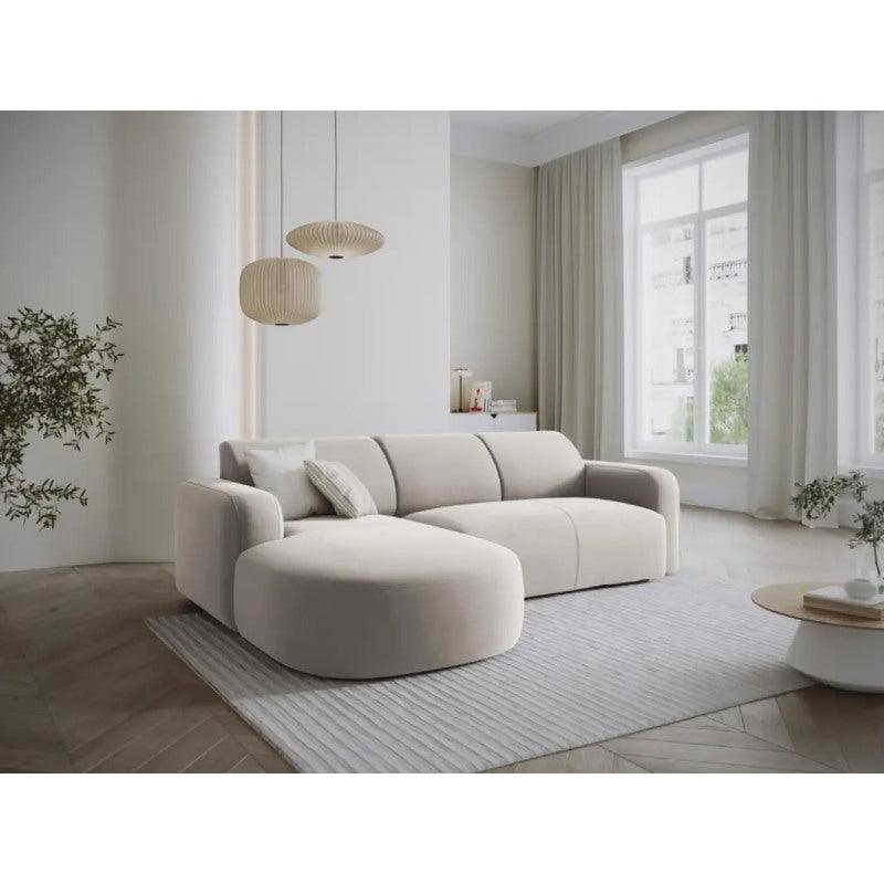 Comfortable Linen Corner Sofa - 250x170x85x85 cm - By Alhome - ALHOME