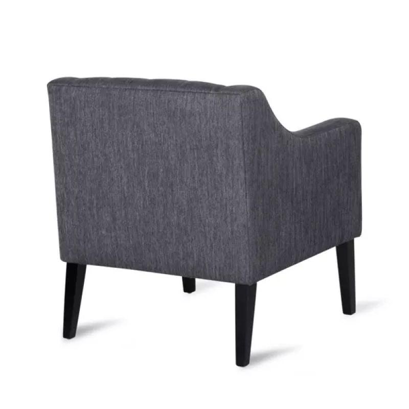 Unique Linen Chair - 80x85x85 cm - Wood - By Alhome - ALHOME