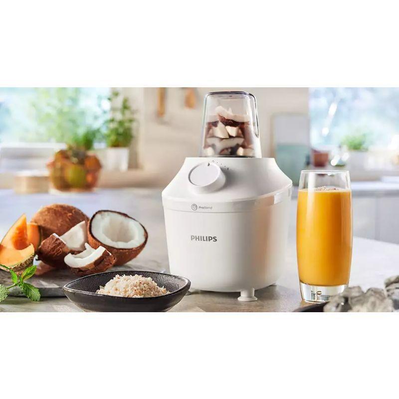 Philips 3000 Series Plastic Blender 1 Speed+pulse 1 Liters - White - HR2041/10 - 