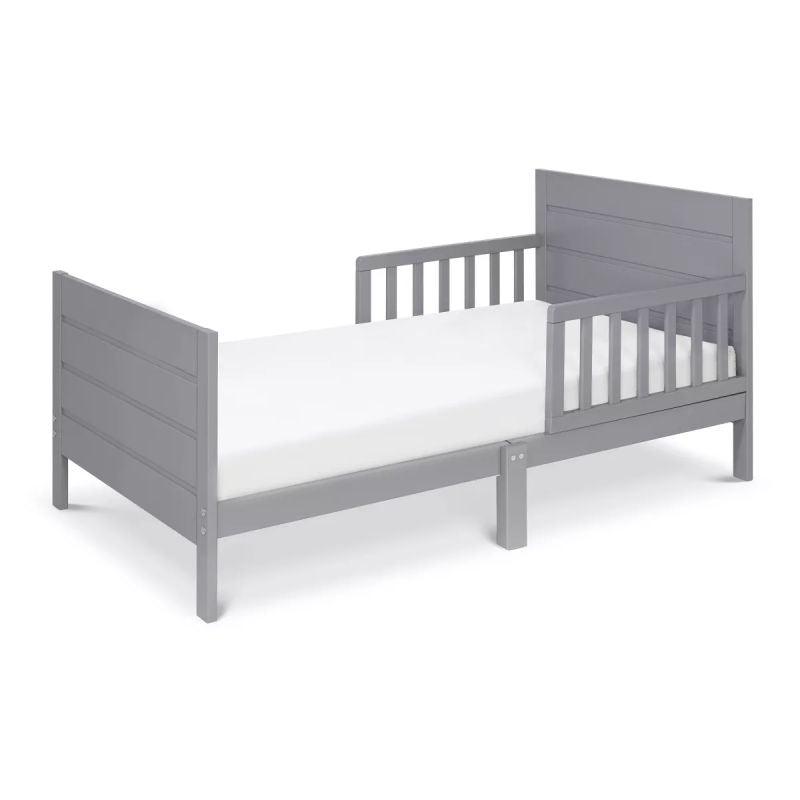 Kids' Grey Wood Bed: Enchanting Comfort, 120x200x140 cm by Alhome - ALHOME