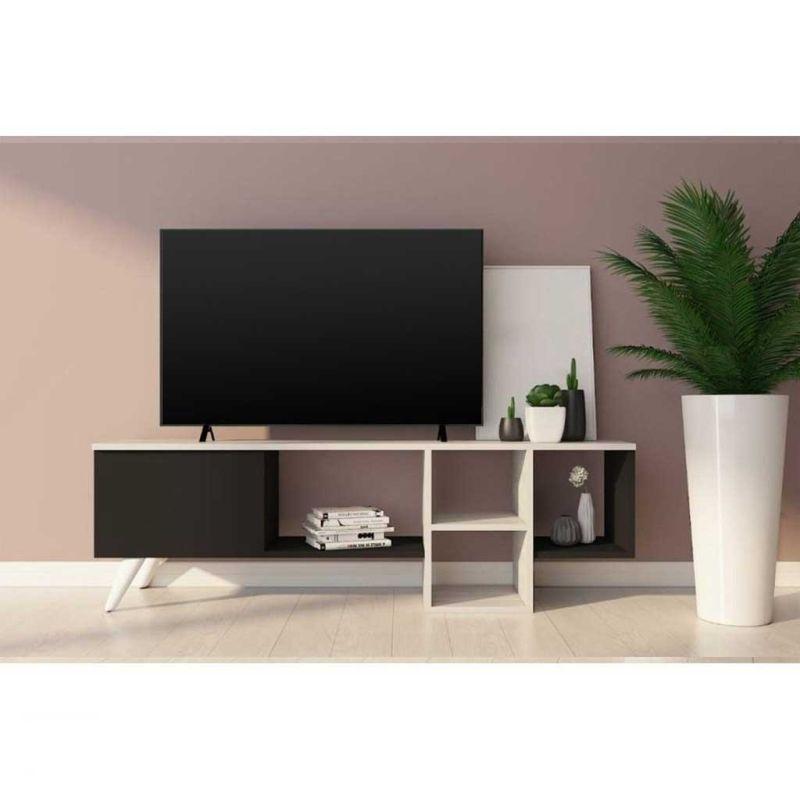 White TV Unit With Contemporary Elegance for Your Entertainment Space by Alhome - 110113169 - ALHOME