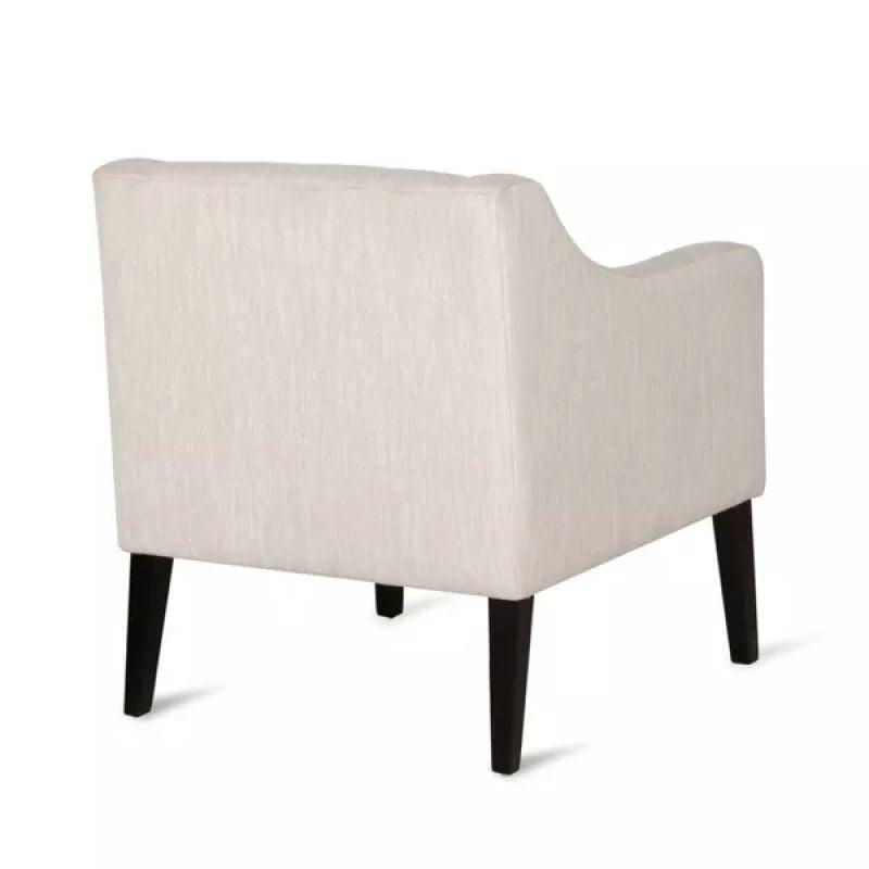 Unique Linen Chair - 80x85x85 cm - Wood - By Alhome - ALHOME