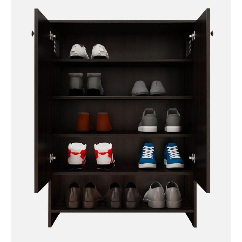 Modern Vertical Storage: Compressed Wood Shoe Rack By Alhome - ALHOME