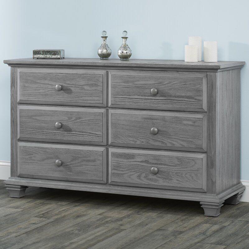 Kids Dresser: 140x48x85 Wood, Grey by Alhome - 110112852 - ALHOME