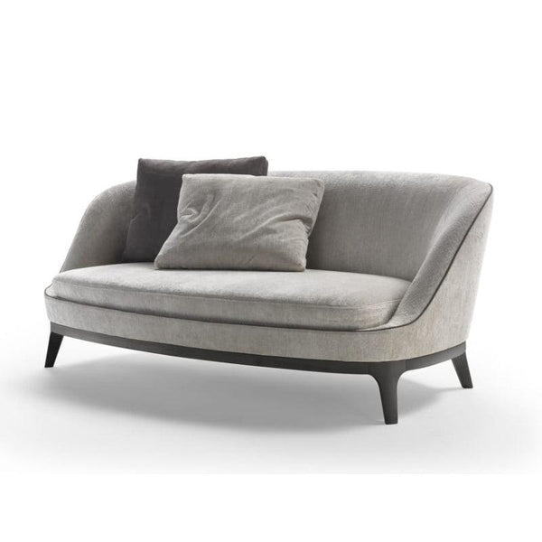 2-Seater Velvet Sofa in Sophisticated Gray By Alhome - ALHOME