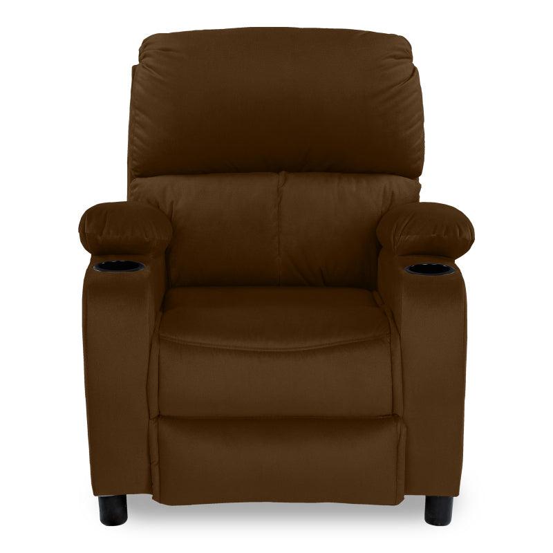 Velvet Classic Cinematic Recliner Chair with Cups Holder - NZ70 by In House - ALHOME