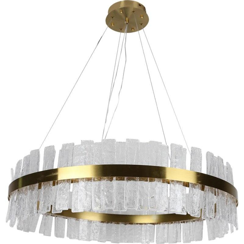 Modern Oil Chandelier With 3 Lights - 55 W By Alhome - HA/C5651/800CR+3CO - ALHOME