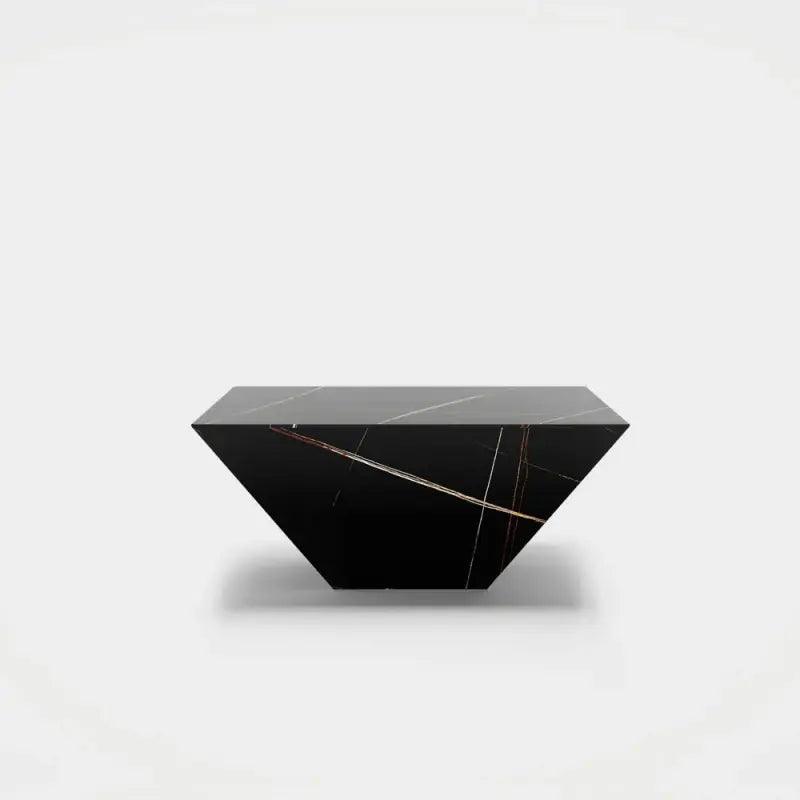 Merkina Luxe Sleek Black Marble Center Table By Alhome - Zrafh.com - Your Destination for Baby & Mother Needs in Saudi Arabia