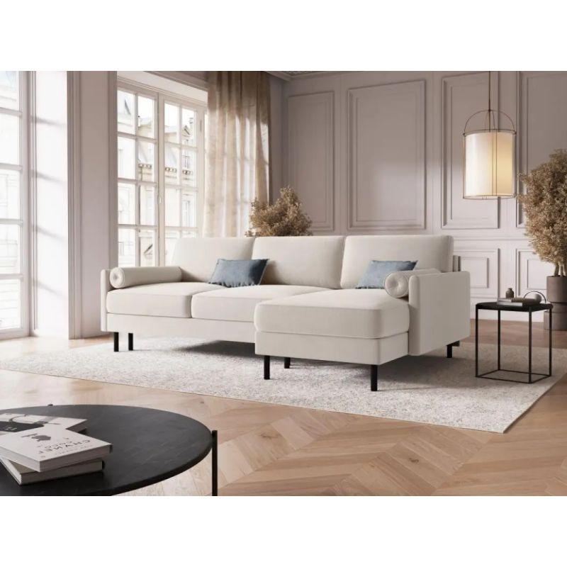 Velvet Corner Sofa With Modern Design - 280x170x85x85 cm - By Alhome - ALHOME