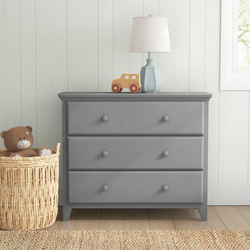 Kids Dresser: 94x41x79 Wood, Grey by Alhome - ALHOME