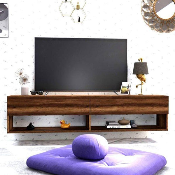 Brown TV Unit For Timeless Charm By Alhome - 110113247 - ALHOME