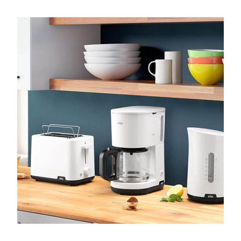 Braun Breakfast Water Kettle - 1.7L - 1100W - White - BRWK1100WH - 