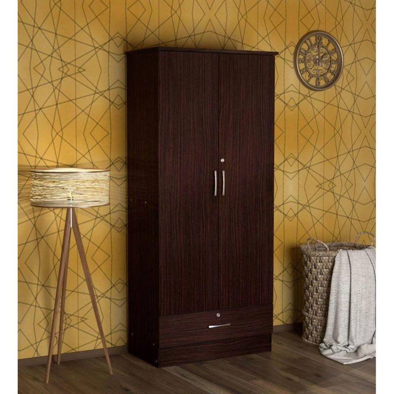 Brown Wardrobe With Timeless Elegance and Spacious Storage by Alhome - 110113229 - ALHOME