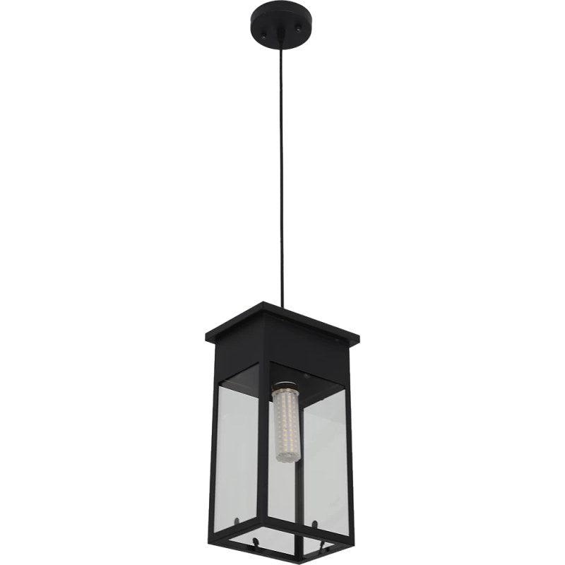 Outdoor Hanging Lantern - Black - 6211/1P/Bk - By Alhome - ALHOME