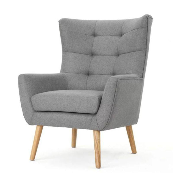 Gray Linen Chair By Alhome - ALHOME