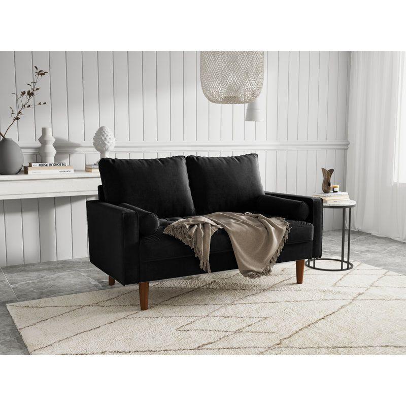 Modern Chic Velvet 2 Seater Sofa - 180x85x85 cm - By Alhome - ALHOME