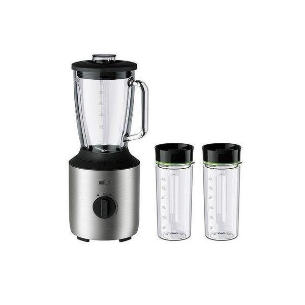 Braun PowerBlend 3 TriAction Blender with 2 Cups - 1.5 L - 800 W - BRJB3272SI - .com - Your Destination for Baby & Mother Needs in Saudi Arabia