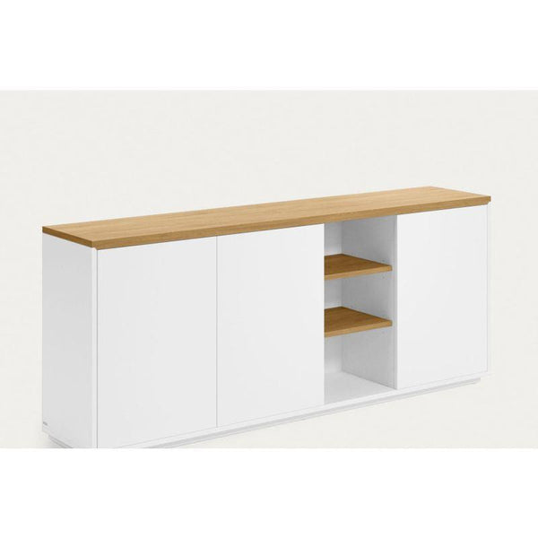 White Engineered Wood Makeup Dresser - Size: 90x43x79 By Alhome - ALHOME