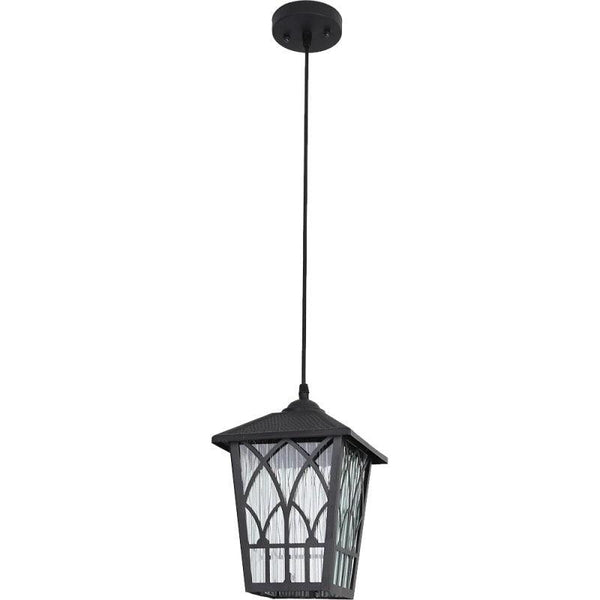 Outdoor Pendant Lantern - Black - By Alhome - ALHOME