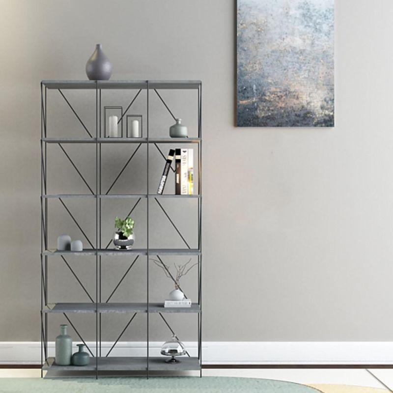 Multi-Use Shelving Unit From Malaysian Wood With 6 Layers - By Baity - ALHOME