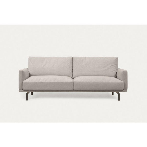 Beige Swedish Wood 3-Seater Sofa - Size: 220x85x85, Material: Linen By Alhome - 110112204 - ALHOME