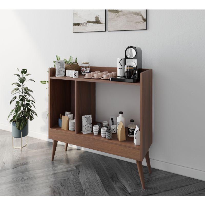 Chic Brown Coffee Corner By Alhome - ALHOME