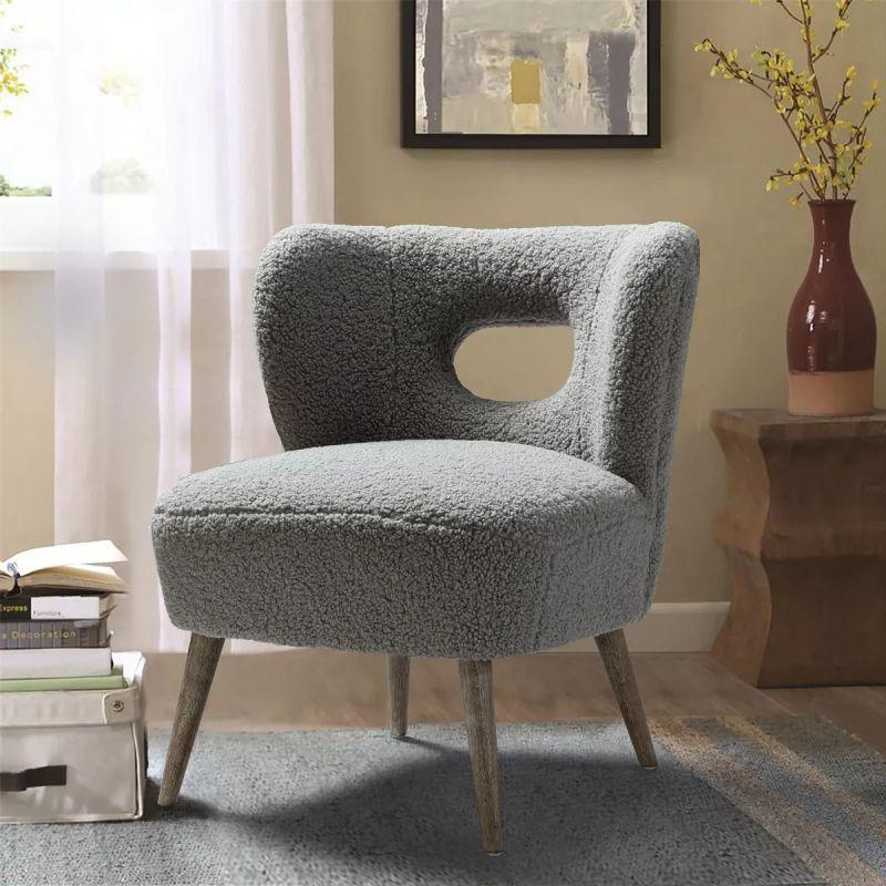 Unique Bouclé Chair - 90x85x85 cm - By Alhome - ALHOME