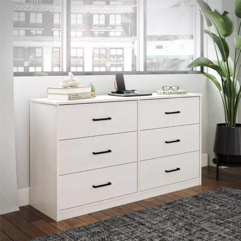 Versatile White MDF Unit Drawers by Alhome - ALHOME