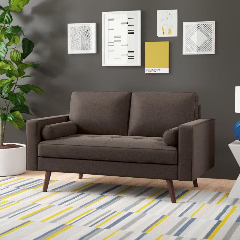 Modern Cozy Linen 2 Seater Sofa - 180x85x85 cm - By Alhome - ALHOME