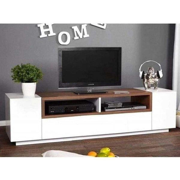 White TV Unit With Modern Simplicity for Your Entertainment Space by Alhome - 110113173 - ALHOME