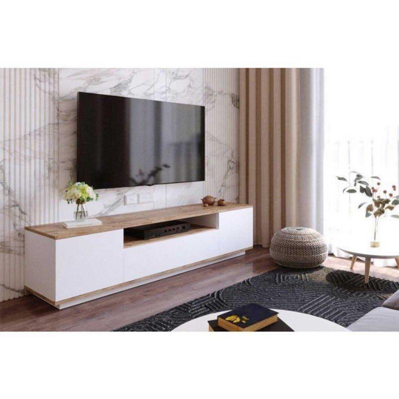 White TV Unit With Contemporary Elegance for Your Entertainment Space by Alhome - 110113174 - ALHOME